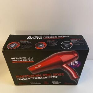 New open box Bertha 1875 watts infrared ion salon dryer